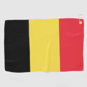 Serviette De Golf Pavillon belge & Belgique golf /sports Golf Brusse (Horizontal)