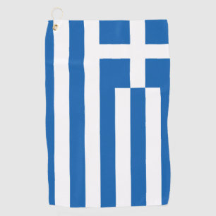 Serviette De Golf pavillon de la Grèce 