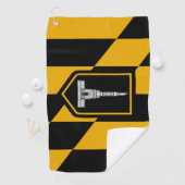 Serviette De Golf Pavillon de la ville de Baltimore (Maryland) (En situation)