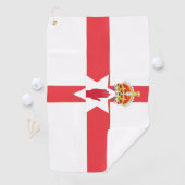 Serviette De Golf Pavillon d'Irlande du Nord Golf Towel (En situation)