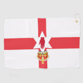 Serviette De Golf Pavillon d'Irlande du Nord Golf Towel (Horizontal)