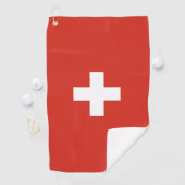 Serviette De Golf Pavillon suisse Golf Towel (En situation)