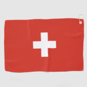 Serviette De Golf Pavillon suisse Golf Towel (Horizontal)