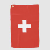 Serviette De Golf Pavillon suisse Golf Towel (Devant)