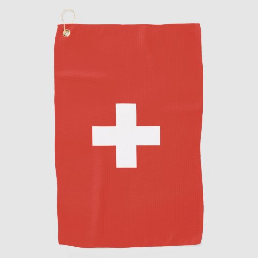 Serviette De Golf Pavillon suisse Golf Towel (Devant)