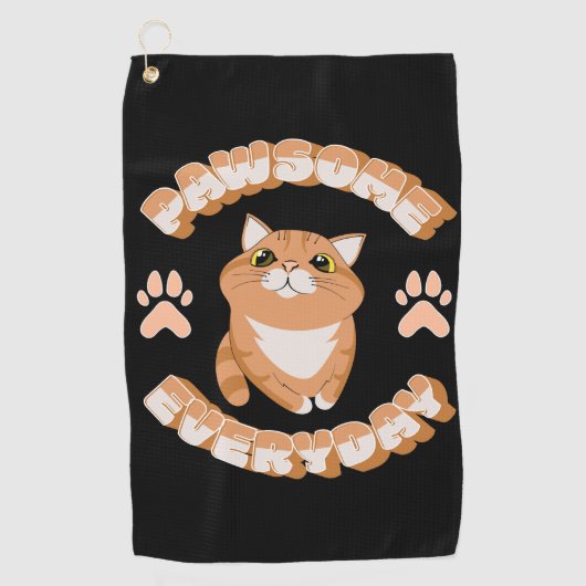 Serviette De Golf Pawsome tous les jours (Devant)