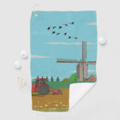 Serviette De Golf Pays-Bas Pays-Bas Pays-Bas (En situation)