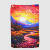 Serviette De Golf Paysage Ai (Devant)