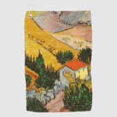 Serviette De Golf Paysage avec Maison et PloughmaVincent van Gogh (Devant)