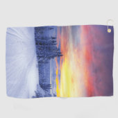Serviette De Golf Paysage hivernal (Horizontal)