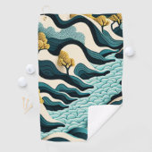 Serviette De Golf Paysage moderne (En situation)