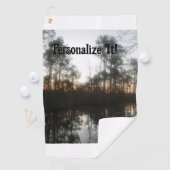 Serviette De Golf Paysage rustique CN Sunrise (En situation)