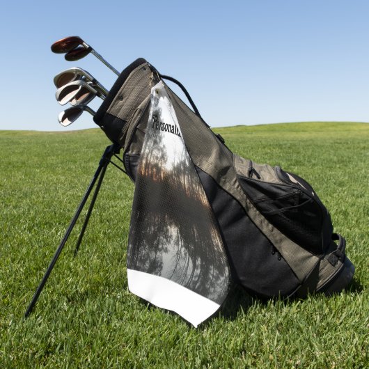 Serviette De Golf Paysage rustique CN Sunrise (Vert)