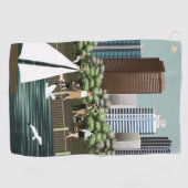 Serviette De Golf Paysage urbain (Horizontal)