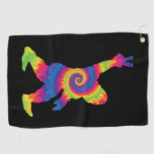 Serviette De Golf Peace Love Bigfoot - Amateurs de Bigfoot (Horizontal)