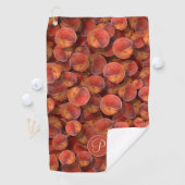 Serviette de golf Peaches (En situation)