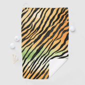 Serviette De Golf Peaux de tigre rayées modernes Imprimer gros félin (En situation)