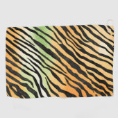 Serviette De Golf Peaux de tigre rayées modernes Imprimer gros félin (Horizontal)