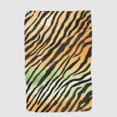 Serviette De Golf Peaux de tigre rayées modernes Imprimer gros félin (Devant)