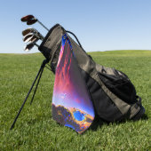 Serviette De Golf Peinture à l'huile Dream World (Vert)