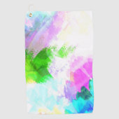 Serviette De Golf peinture Abstraite à l'aquarelle (Devant)