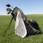 Serviette De Golf Peinture allemande d'indicateur aux cheveux courts (Vert)