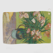 Serviette De Golf peinture de fleur d'oléandre de Vincent Van Gogh (Horizontal)