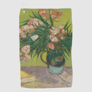 Serviette De Golf peinture de fleur d'oléandre de Vincent Van Gogh