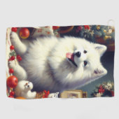 Serviette De Golf Peinture Eskimo vintage-américaine (Horizontal)