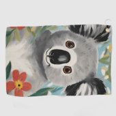 Serviette De Golf Peinture Koala (Horizontal)