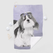 Serviette De Golf Peinture Shih Tzu - Cute Original Chien Art (En situation)