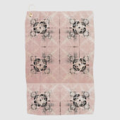 Serviette De Golf Penser Pastel Twists Golf Serviette (Devant)