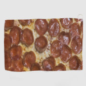 Serviette De Golf Pepperoni Pizza (Horizontal)