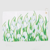 Serviette De Golf Perce-Neige de printemps  (Horizontal)