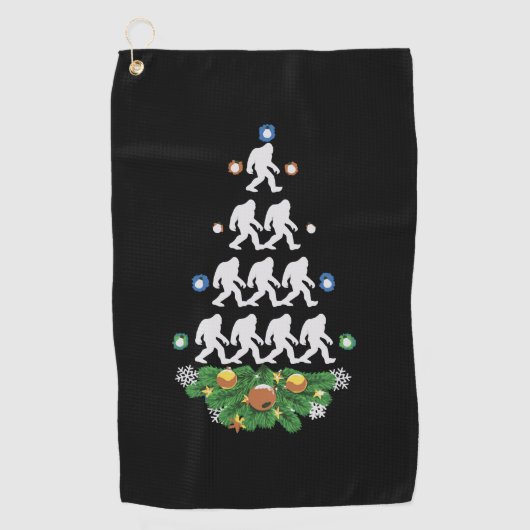 Serviette De Golf Père Noël (Devant)