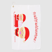 Serviette De Golf Père Noël (Devant)