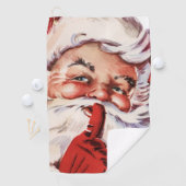 Serviette De Golf Père Noël 003 (En situation)