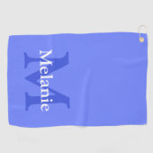 Serviette De Golf Périwinkle personnalisée (Horizontal)