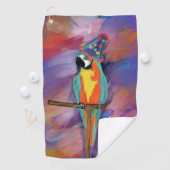 SERVIETTE DE GOLF PERROQUET (En situation)