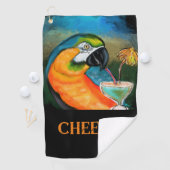 Serviette De Golf Perroquets de fête (En situation)