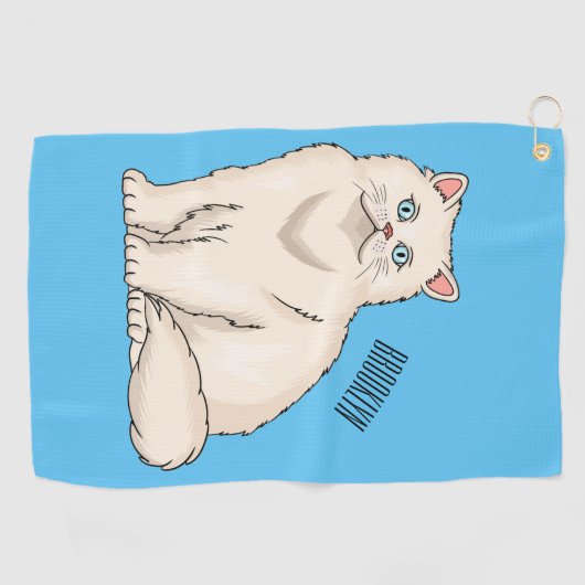 Serviette De Golf Persian cat (Horizontal)