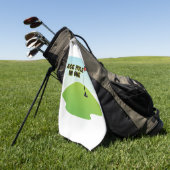 Serviette De Golf Personalized Ace Hole in One (Vert)