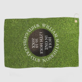 Serviette De Golf Personalized Golf Hole in One Award (Horizontal)