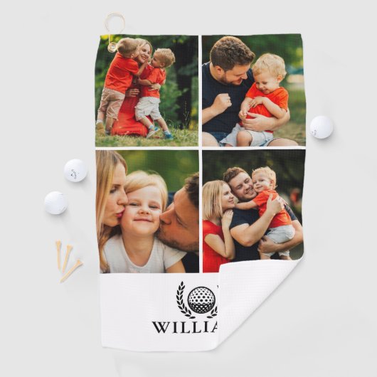Serviette De Golf Personalized Name Monogram 4 Photo (En situation)