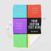 Serviette De Golf Personalized Photo Collage  (En situation)