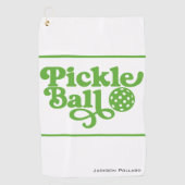 Serviette De Golf Personalized Pickleball Clip-on Towel (Devant)