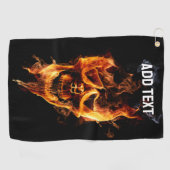 Serviette De Golf Personnalisé Ajouter le texte meilleur Golf Towel (Horizontal)