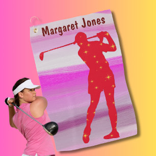 Serviette De Golf Personnalisé Best Mum dames golf cadeau plaisir go