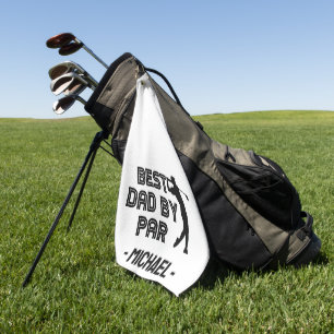 Serviette De Golf Personnalisé Meilleur papa par rapport