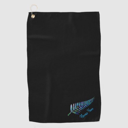 SERVIETTE DE GOLF PERSONNALISÉ NEW ZEALAND FERN (Devant)